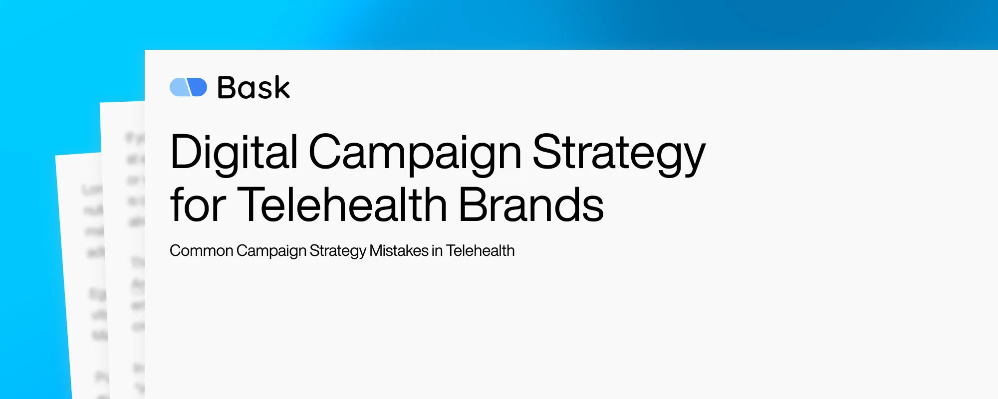 Cover image for Digital Campaign Strategy for Telehealth Brands